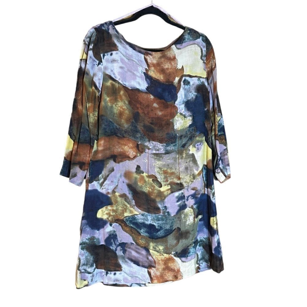 Anthropologie | Maeve Watercolor Dress Size Small